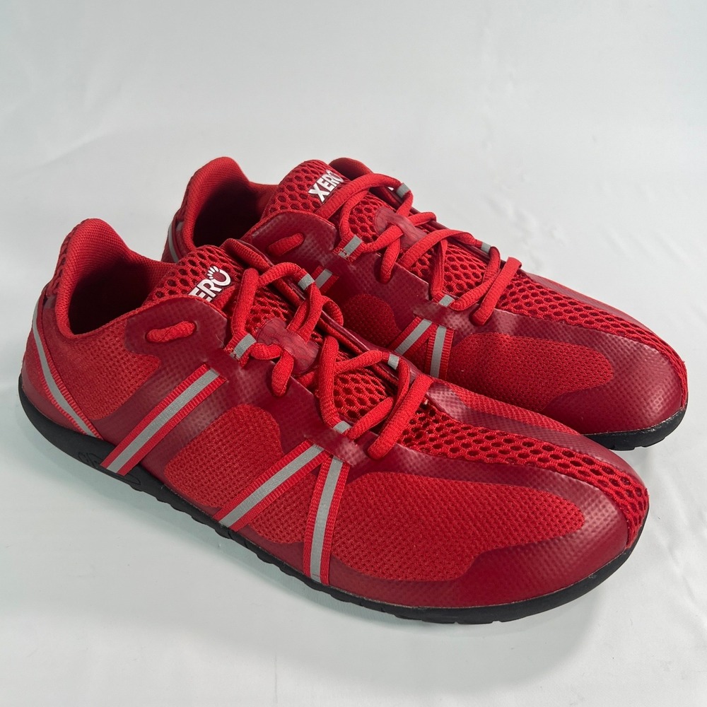 Xero Shoes Women's Speed Force Crimson Red Barefoot Running Shoes Size 10 40.5